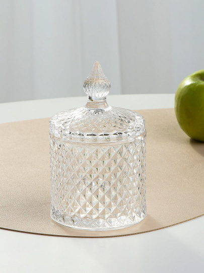 Сахарница 260 мл, стекло, 8.5х14 см, Шейх, Y6-10048/B150005