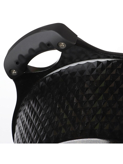 Кастрюля алюминий, антипригарное покрытие, 4.3 л, крышка стекло, MercuryHaus, Гранит, 1823-MC, черная, индукция