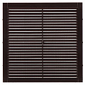 Решетка вентиляционная ABS пластик, 230х230 мм, с сеткой, коричневая, Event, 2323С