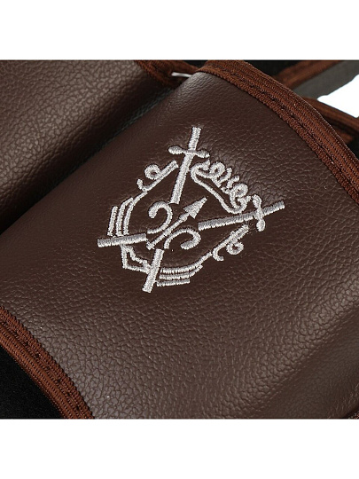 Тапки для мужчин, эко-кожа, коричневые, р. 41, открытые, King