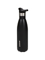 Термобутылка нержавеющая сталь, 0.6 л, узкая горловина, Barouge, колба нержавеющая сталь, черная, BT-007