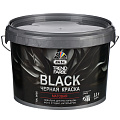 Краска водно-дисперсионная, Dufa, Trend Farbe Black, акриловая, для стен и потолков, матовая, черная, 2.5 л