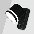 Светильник бра General Lighting Systems, Башня, 50 Вт, GX53, на 1 лампочку, IP20, 8.2х7 см, накладной, черный, 661749 - фото 3