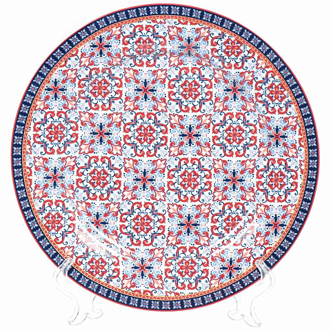 Тарелка обеденная, фарфор, 24 см, круглая, Мавритания, P016-A06948