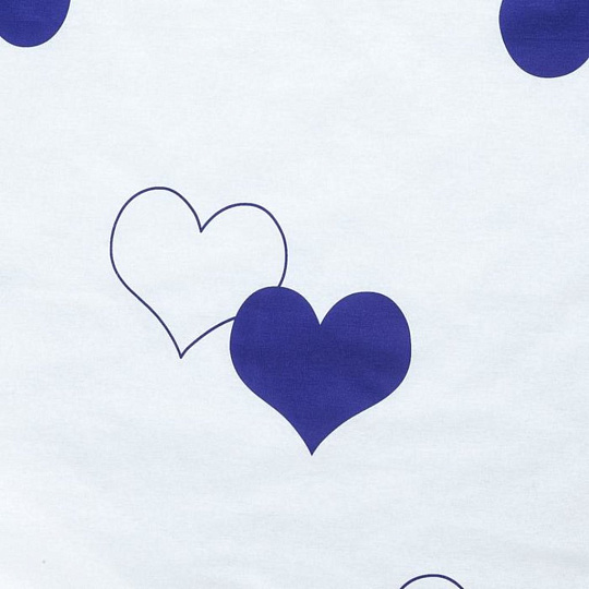 Постельное бельё евро &quot;Этель&quot; Сердца пододеяльник 200х217 см+наволочка 50*70 см-2 шт, 5437584