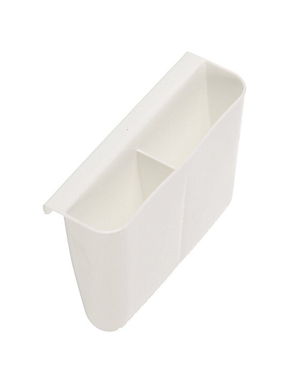 Сушилка для посуды пластик, с поддоном, 32.5х24.5 см, белая, Y4-8649