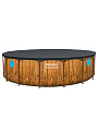 Бассейн каркасный Bestway, 488х122 см, Steel Pro Max, 56725, фильтр-насос, лестница, тент, 19480 л, ремкомплект - фото 12
