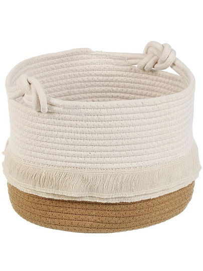 Корзина 26х26х20 см, круглая, плетеная, Y4-8687