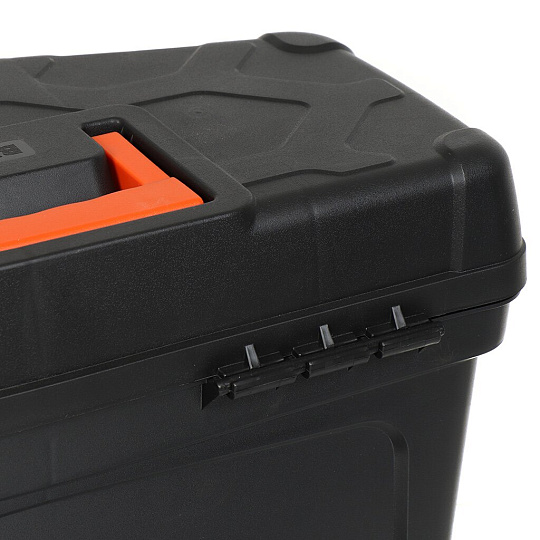 Ящик для инструментов, 16 '', 21.4х40.5х23 см, пластик, Blocker, Master Economy, + органайзер, BR6671ЧРОР