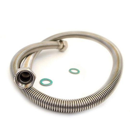 Подводка для газа 1/2&quot;х1 м, г-г, сильфон, ELKA
