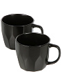 Кружка фарфор, 2 шт, 360 мл, Geometry Black, Atmosphere, AT-K3196 - фото 2