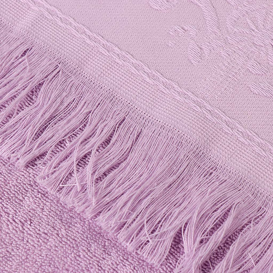 Полотенце банное 50х90 см, 100% хлопок, 562 г/м2, Gul Jacquard, Anilsan, лиловое, Турция, 30655090