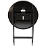 Мебель садовая Твикс, черная, стол, 70х70 см, 2 кресла, 120 кг, Y84-0001 - фото 4