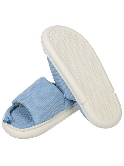 Тапки для женщин, голубые, р. 36-37, открытые, Эвелина, A210152