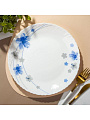 Тарелка обеденная, стеклокерамика, 24 см, круглая, Вуаль, LHP95
