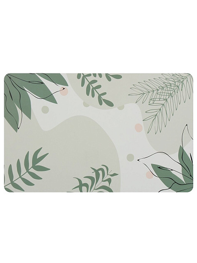 Салфетка для стола пластик, 41х26 см, прямоугольная, Нефрит