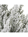 Венок новогодний 50 см, заснеженный, литье, Y4-8411 - фото 3