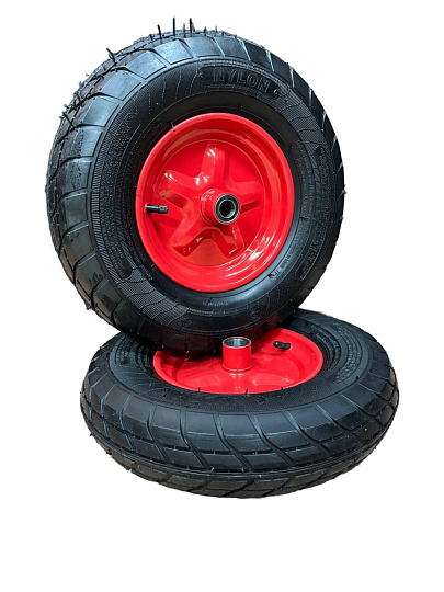 Колесо для тачки резина, Nyllon Profi, 4.00-8, втулка D20 мм, Mawipro