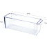 Органайзер для холодильника, 10х30х10 см, с крышкой, прозрачный, Idea, М1585 - фото 2