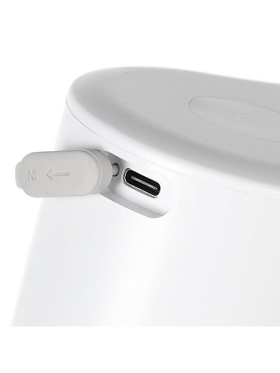 Дозатор для жидкого мыла, сенсорный, пластик, 7.2х9.8х18.8 см, 350 мл, белый, A350047