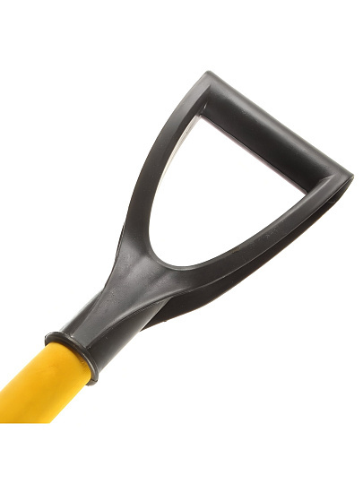 Лопата совковая, черенок деревянный, с рукояткой, Клевер, окрашенный, Гд