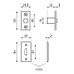 Защелка врезная, Стандарт, 588 AB, 12589, шарик, старая бронза - фото 2