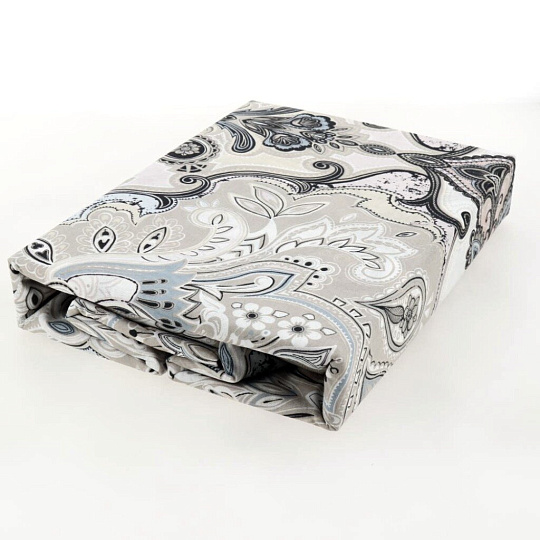 Постельное белье евро, простыня 215х240 см, 2 наволочки 70х70 см, пододеяльник 200х215 см, Love&amp;Live, поплин, 28409