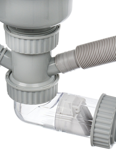 Сифон для мойки, 3" 1/2х40, пер универс, с отвод,с гофр, NORDFORM Orio, Д-11053У