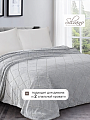 Плед евро, 200х220 см, велсофт жаккард, 100% полиэстер, Silvano, Valeria, серый, 200/435-VLR/LA - фото 3