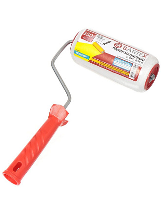 Валик малярный Bartex, поролон, 150 мм, с бюгелем, 615039 РФ