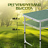 Стол складной металл, прямоугольный, 120х60х68.5 см, столешница МДФ, зеленый, Green Days, 4 стула - фото 18