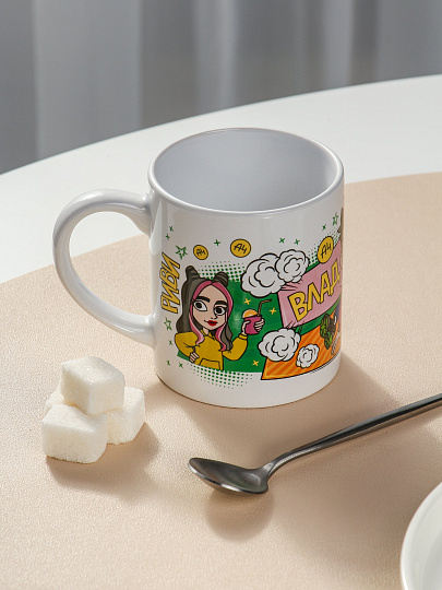 Кружка фарфор, Влад А4, Влад и компания, 220 мл, 7.5 см, 315086