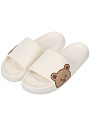 Тапки для женщин, белые, р. 40-41, открытые, Teddy, A210141