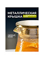 Кувшин боросиликатное стекло, 1.5 л, с крышкой, Мед, Y4-5421, для горячих и холодных напитков - фото 2