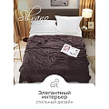 Плед евро, 200х220 см, велсофт жаккард, 100% полиэстер, Silvano, Silvia, коричневый, 200/004-SIL/CL - фото 7