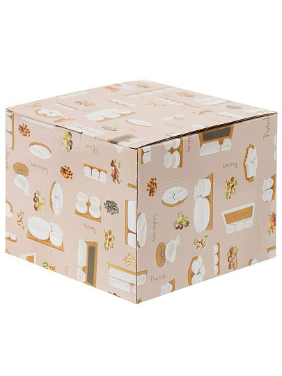 Тортница дерево, стекло, 2 предмета, 21 см, круглая, с крышкой, Y4-4597