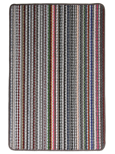 Коврик грязезащитный придверный, 60х90 см, прямоугольный, полипропилен, с латексным напылением, 5569