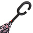 Зонт для женщин, автомат, трость, 8 спиц, 58 см, Сакура, полиэстер, черный, Y9-289 - фото 2