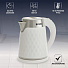 Чайник электрический Delta Lux, DL-1111, белый, 1.7 л, 1500 Вт, скрытый нагревательный элемент, пластик - фото 8