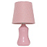 Светильник настольный E14, 40 Вт, розовый, абажур розовый, Gerhort, G32081/1T PNK PNK - фото 3