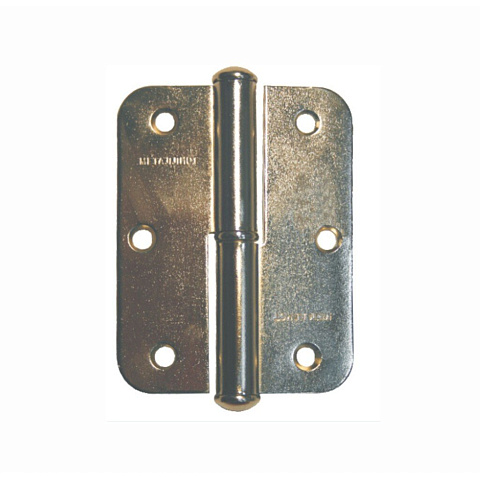 Петля накладная для деревянных дверей, Trodos, 85х66х1.8 мм, правая, ПН1-85 (А), 611082, без покрытия