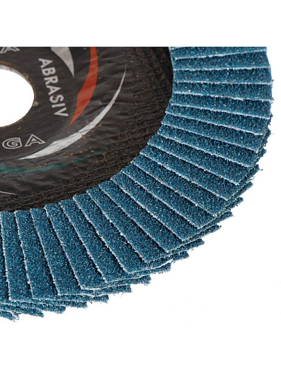 Круг лепестковый торцевой КЛТ1 для УШМ, LugaAbrasiv, диаметр 150 мм, посадочный диаметр 22 мм, зернистость ZK40, шлифовальный