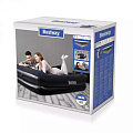 Кровать надувная Bestway, 203х152х46 см, 67345, насос внешний, электрический, флокированная, двойная поддерживающая система, 300 кг - фото 3