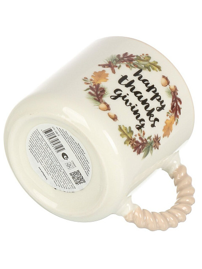 Кружка фарфор, 330 мл, Colette, Apollo, CTT-330-P, розовая