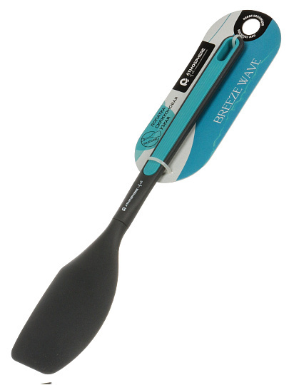 Лопатка кулинарная, силикон, навеска, Atmosphere, Легкая волна/Breeze Wave, AT-K4494, узкая