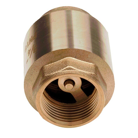 Клапан обратный 3/4", г-г, шток латунь, AquaLink