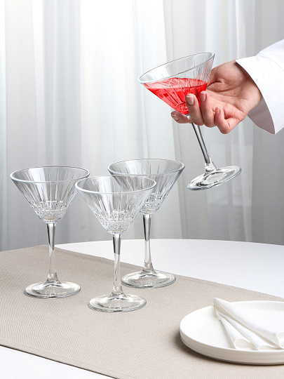 Бокал для шампанского, 220 мл, стекло, 4 шт, Pasabahce, Элизия, 440328B