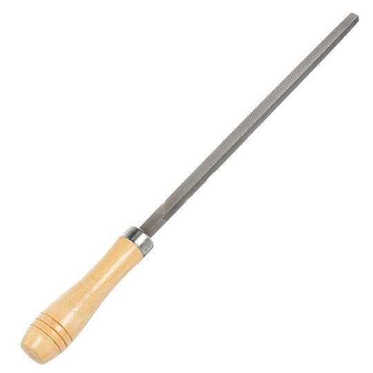 Напильник квадратный, 200 мм, №2, деревянная ручка, Bartex, 12002