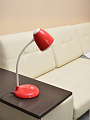 Светильник настольный E27, 60 Вт, детский, белый, абажур красный, Uniel, TLI-228 RED, UL-0003651 - фото 2