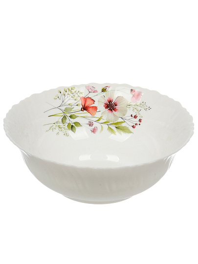 Салатник стеклокерамика, фигурный, 20х6.5 см, 1 л, Сухоцветы, МФК, MFK21182